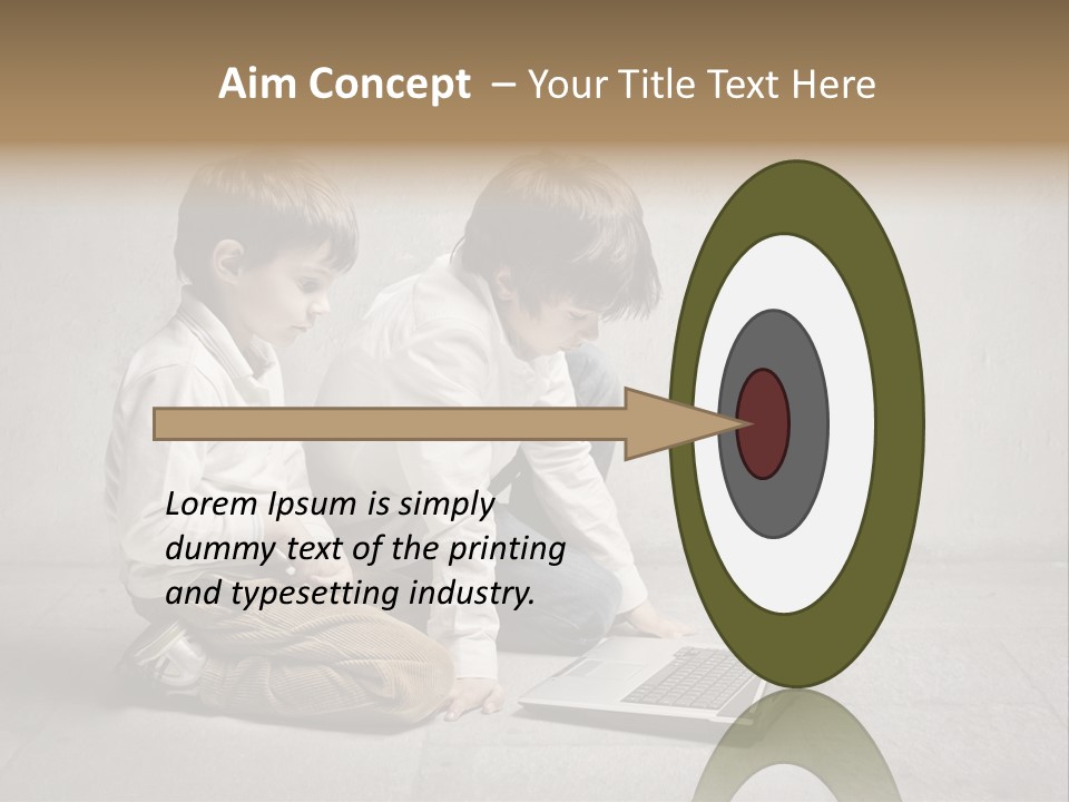 Technology Notebook Friend PowerPoint Template