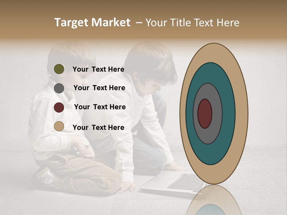 Technology Notebook Friend PowerPoint Template