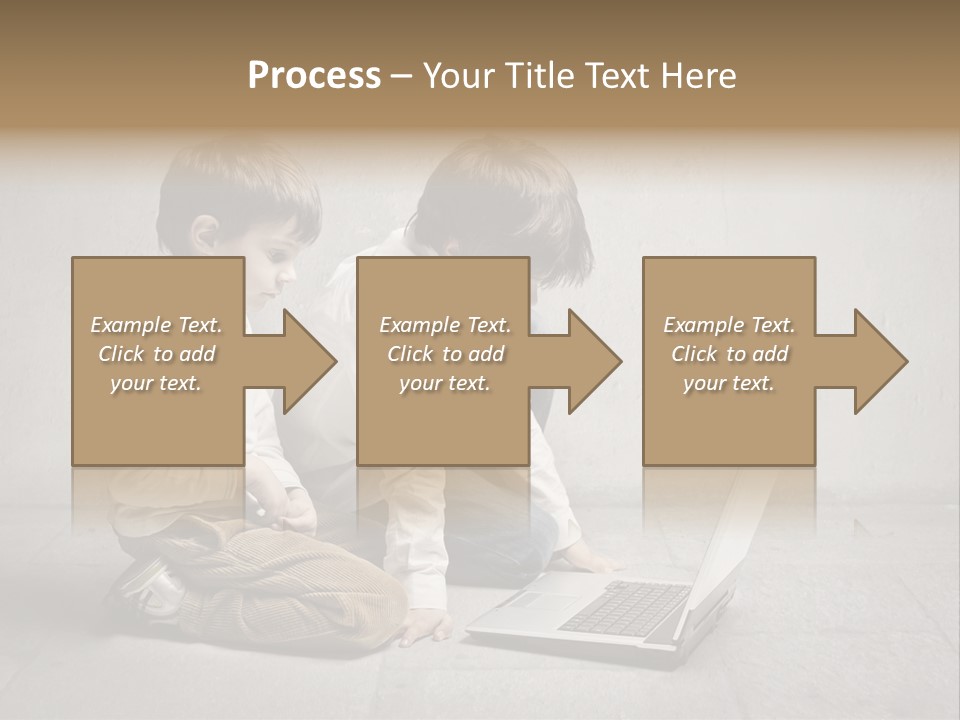Technology Notebook Friend PowerPoint Template