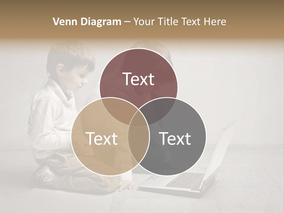 Technology Notebook Friend PowerPoint Template