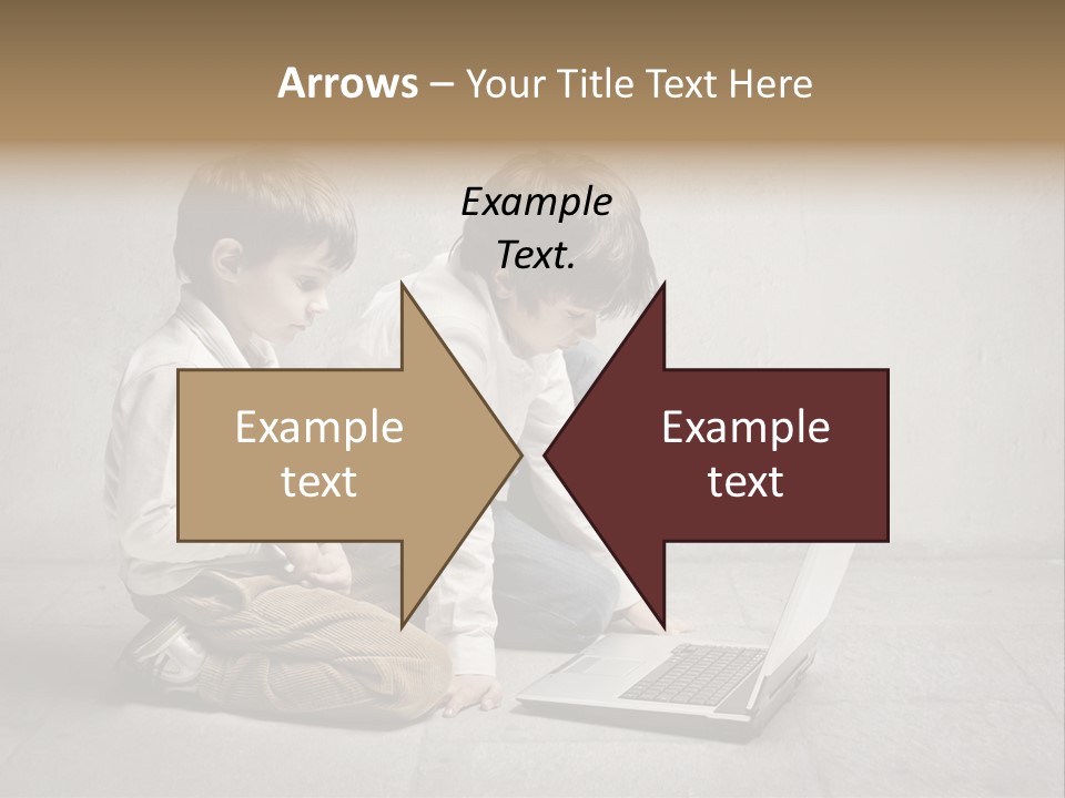 Technology Notebook Friend PowerPoint Template