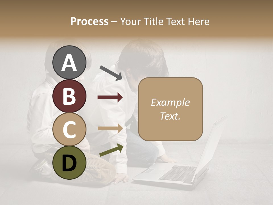 Technology Notebook Friend PowerPoint Template