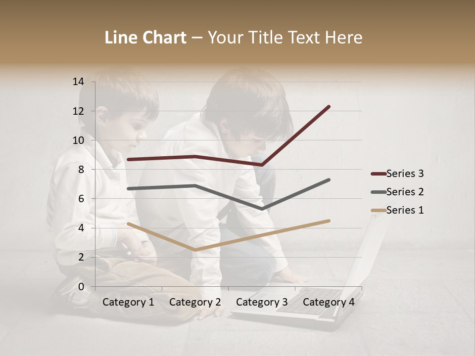 Technology Notebook Friend PowerPoint Template