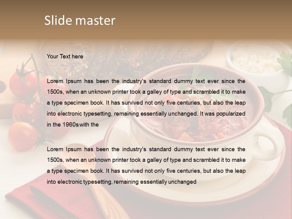 Parsley Food Spice PowerPoint Template