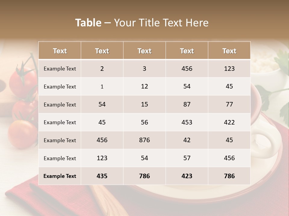 Parsley Food Spice PowerPoint Template
