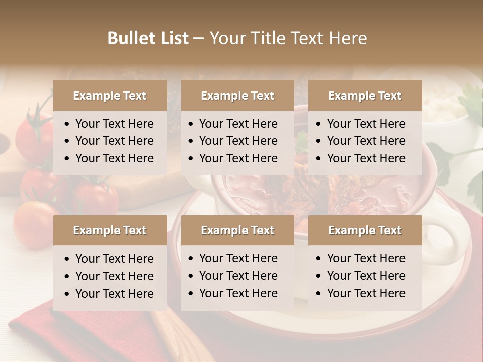 Parsley Food Spice PowerPoint Template