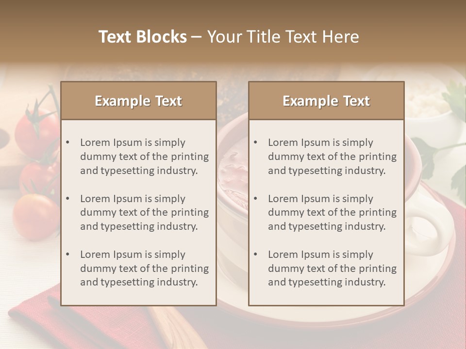 Parsley Food Spice PowerPoint Template