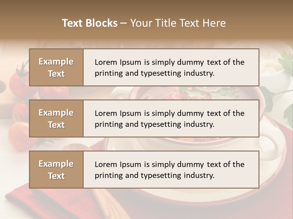 Parsley Food Spice PowerPoint Template