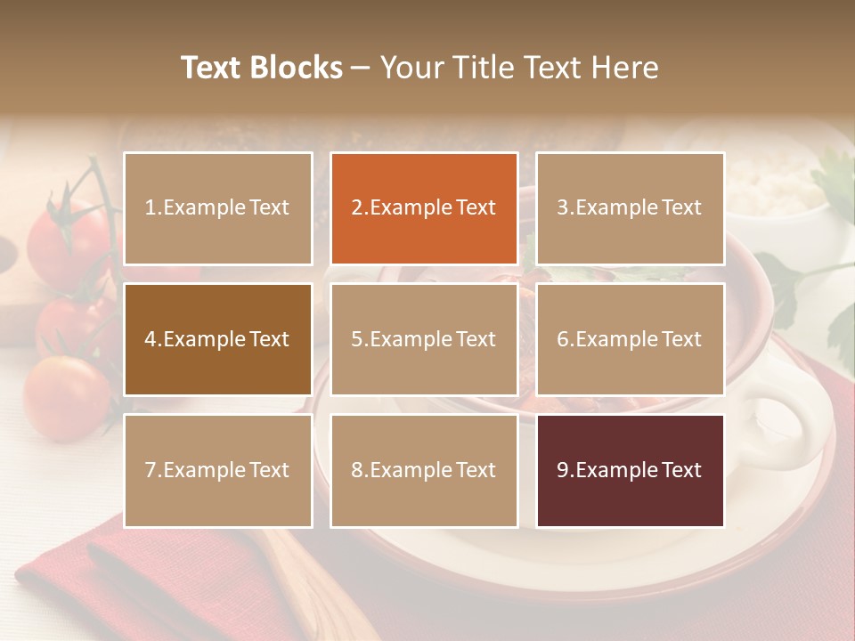 Parsley Food Spice PowerPoint Template