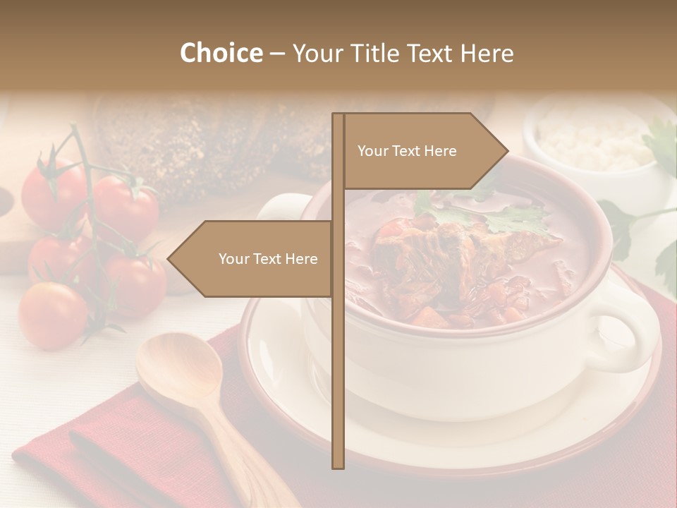 Parsley Food Spice PowerPoint Template