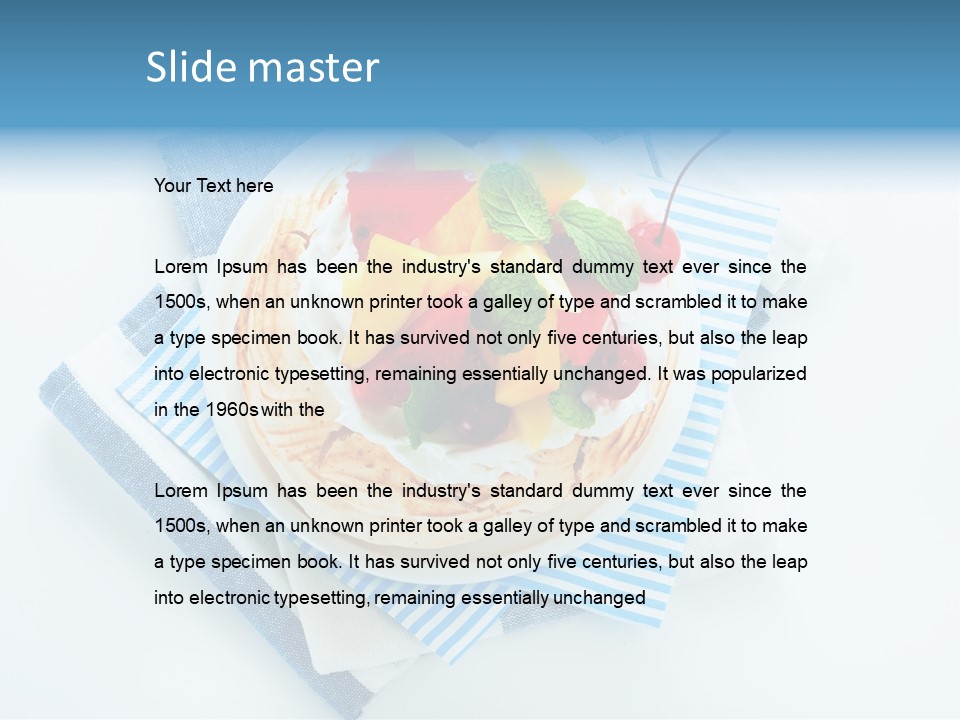Mango Hotel Color PowerPoint Template