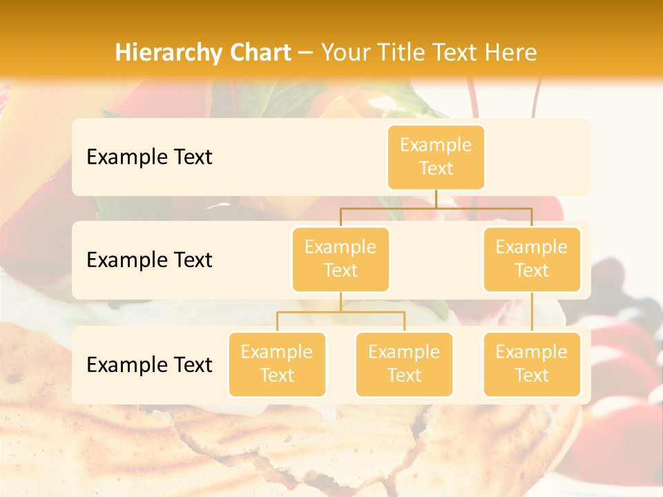 Food Meringe Cake PowerPoint Template