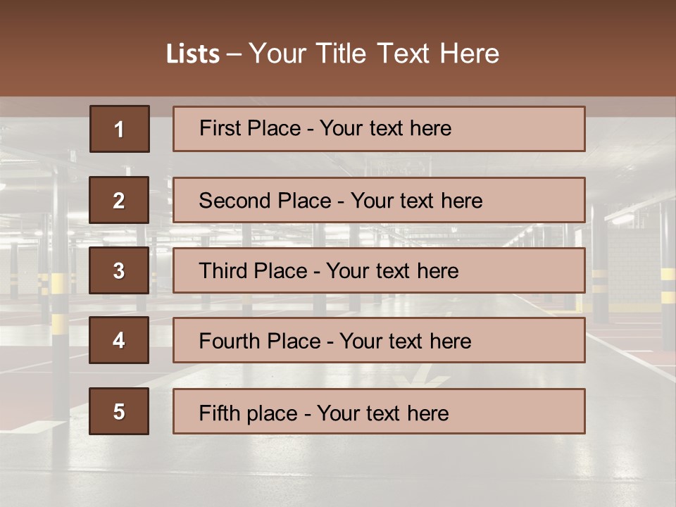 Place Empty Scene PowerPoint Template