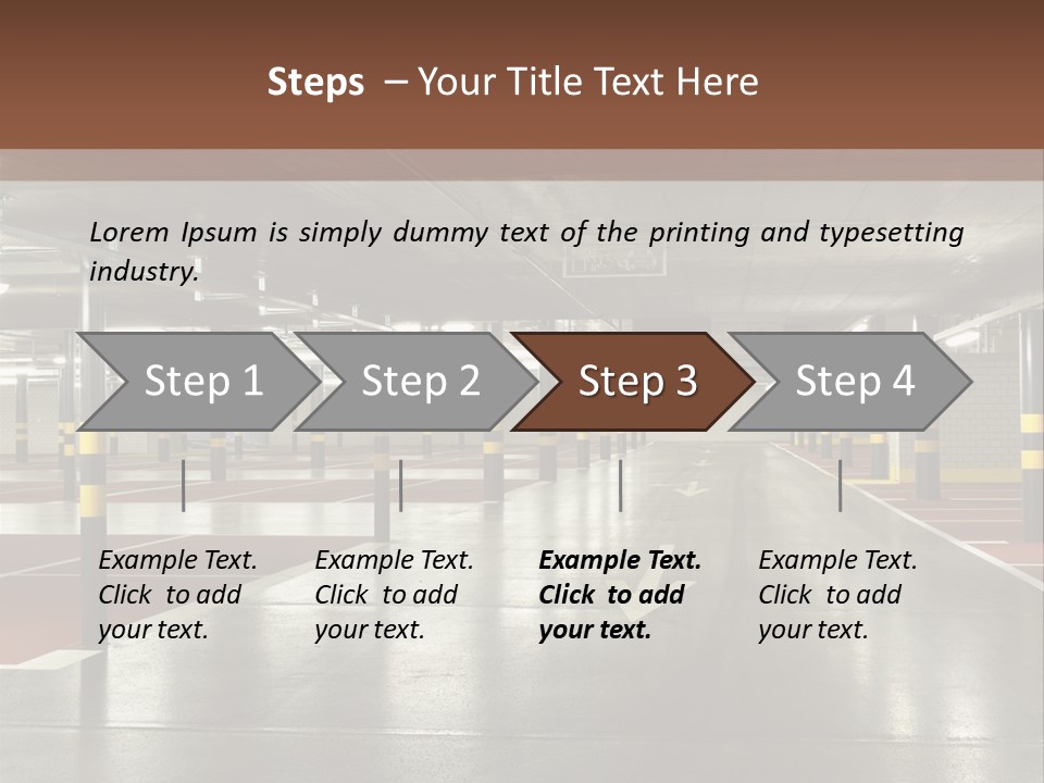 Place Empty Scene PowerPoint Template