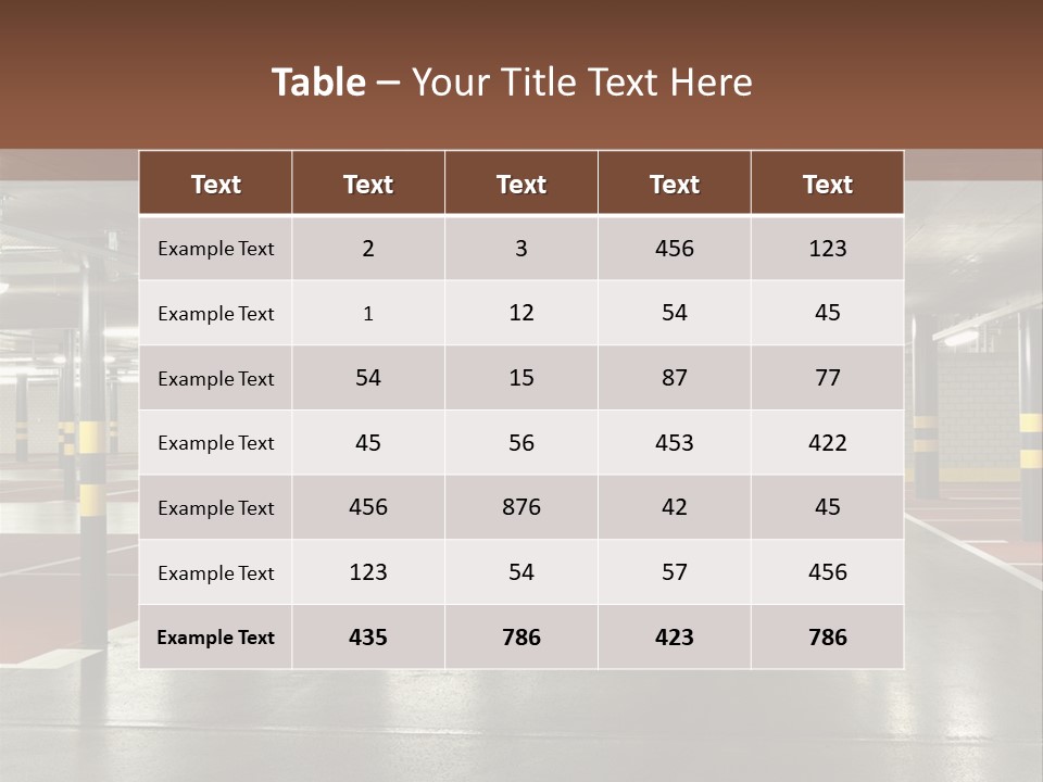 Place Empty Scene PowerPoint Template