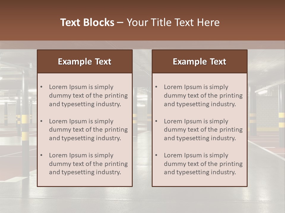 Place Empty Scene PowerPoint Template