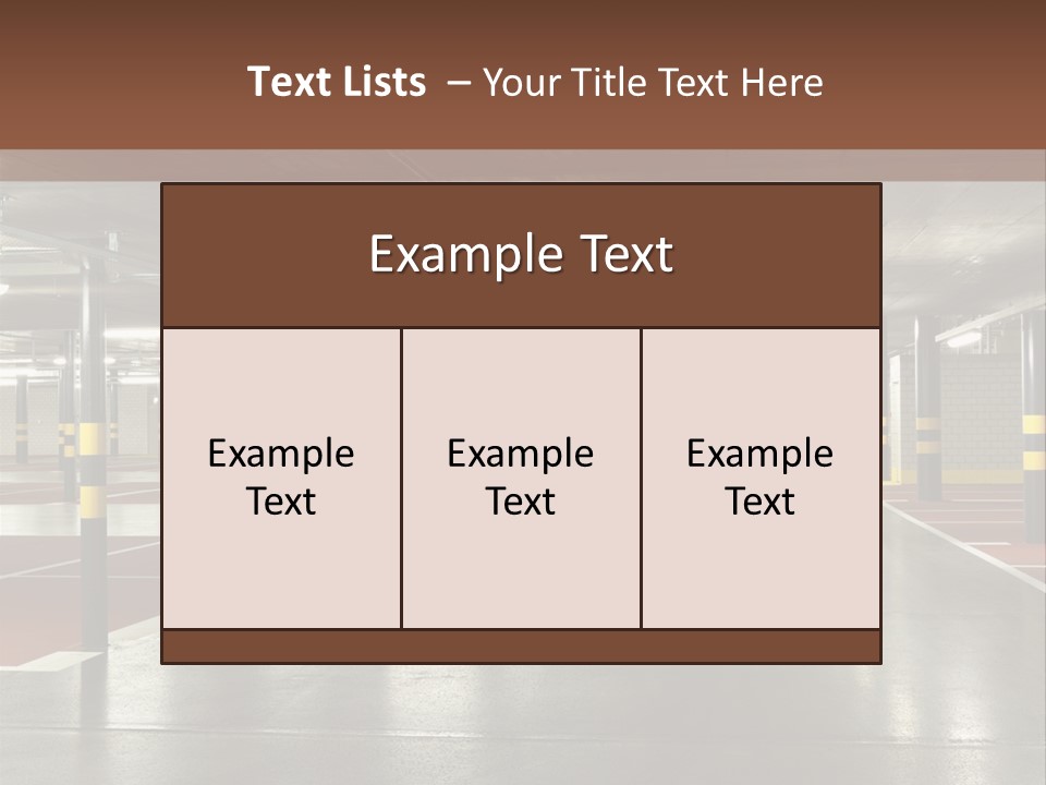 Place Empty Scene PowerPoint Template