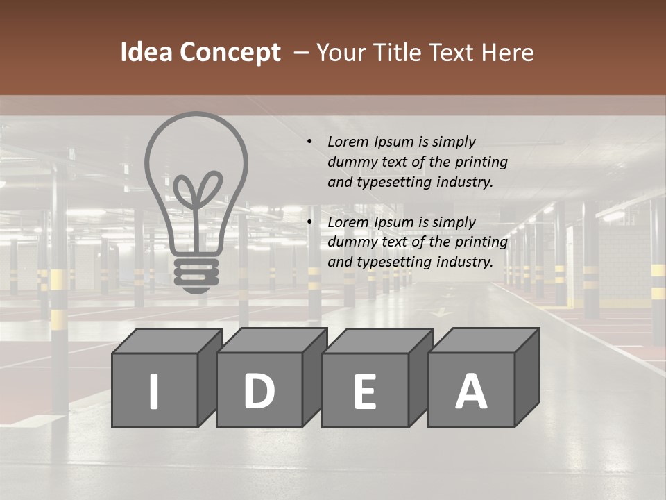 Place Empty Scene PowerPoint Template