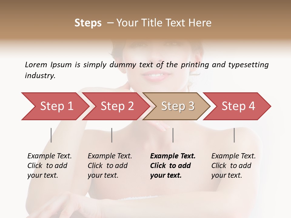 Moisturizing Aging Beautiful PowerPoint Template