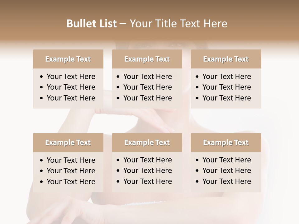 Moisturizing Aging Beautiful PowerPoint Template