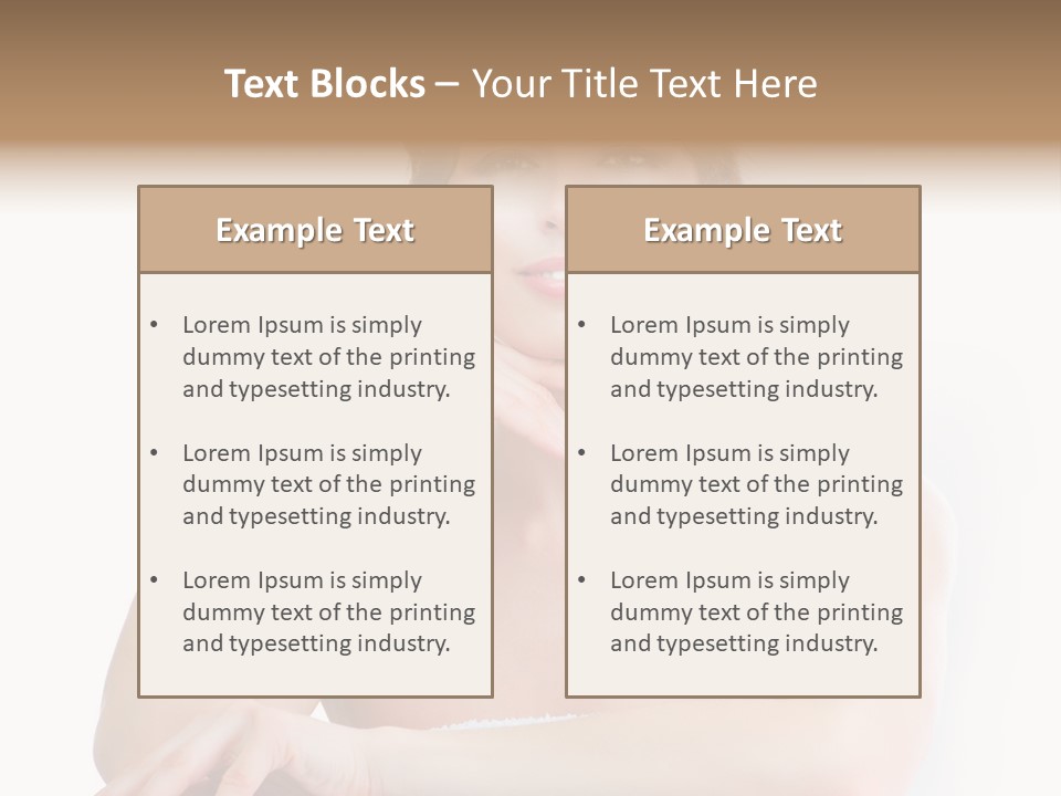 Moisturizing Aging Beautiful PowerPoint Template