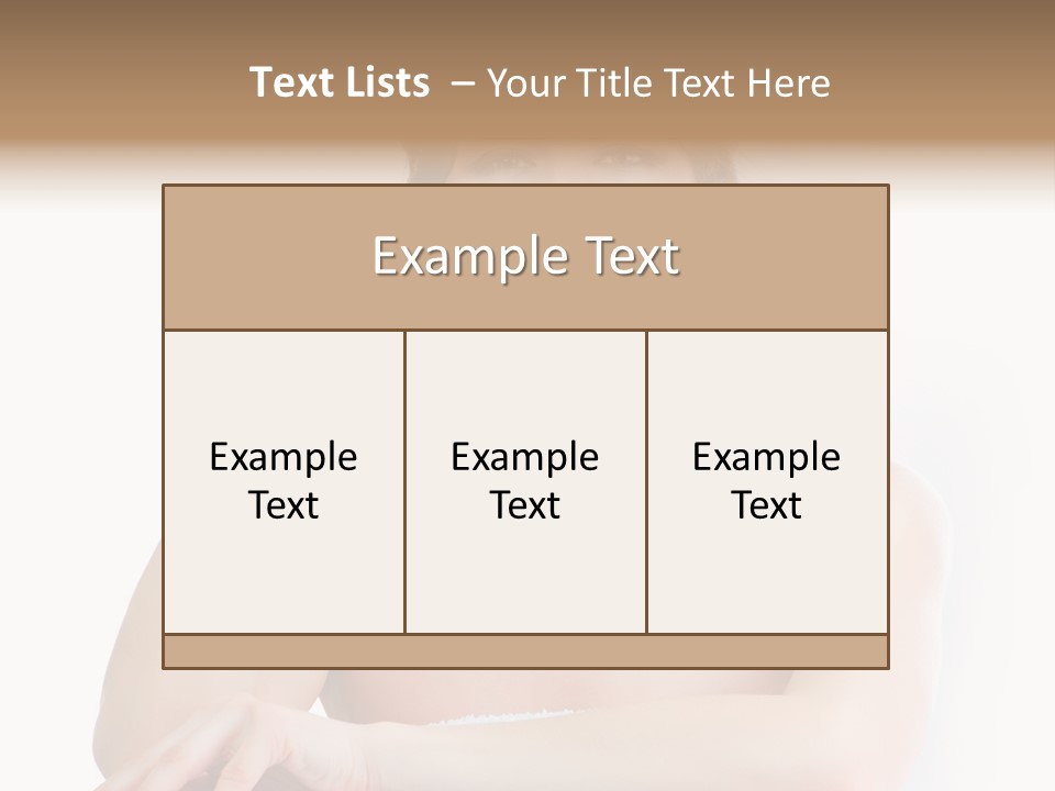 Moisturizing Aging Beautiful PowerPoint Template