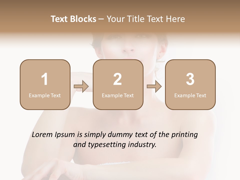 Moisturizing Aging Beautiful PowerPoint Template