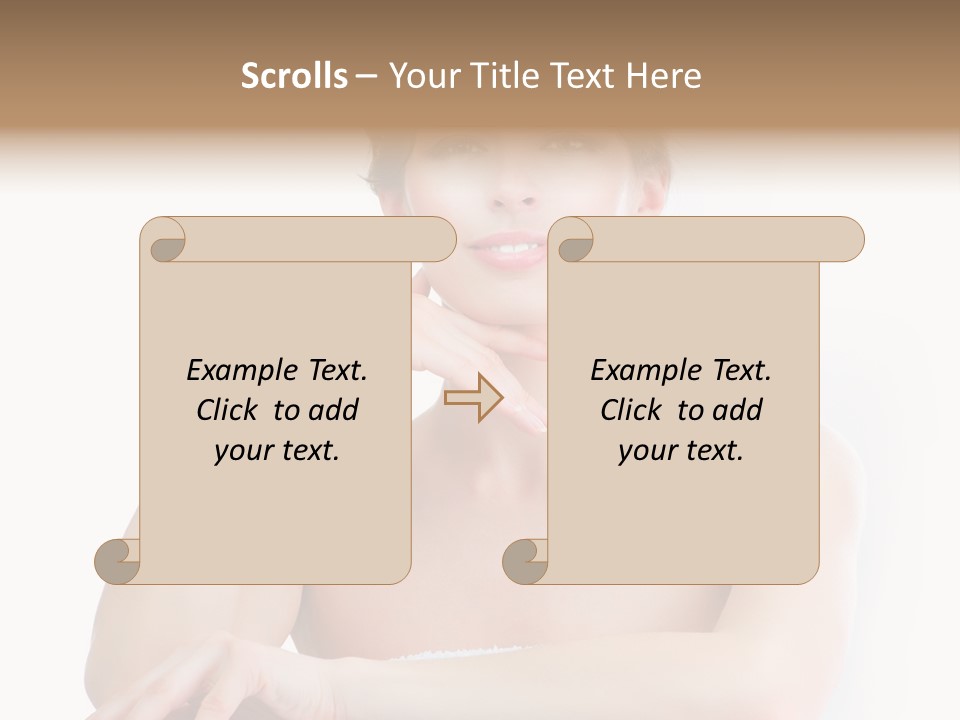 Moisturizing Aging Beautiful PowerPoint Template