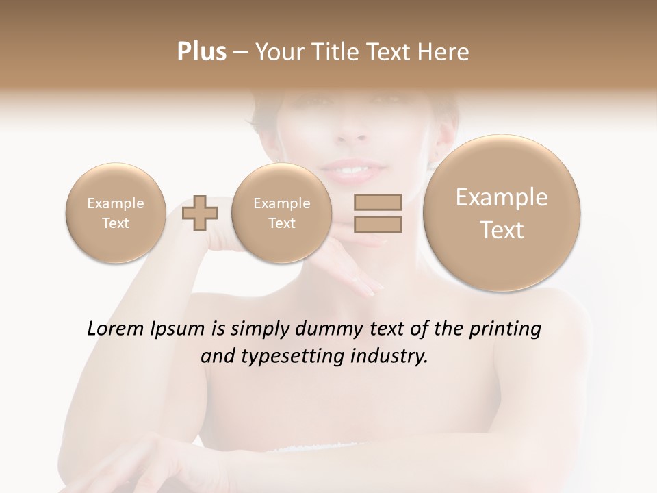 Moisturizing Aging Beautiful PowerPoint Template