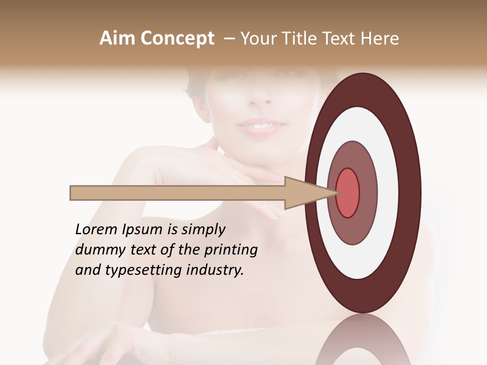 Moisturizing Aging Beautiful PowerPoint Template