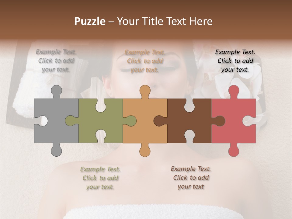 Body Salon Girl PowerPoint Template