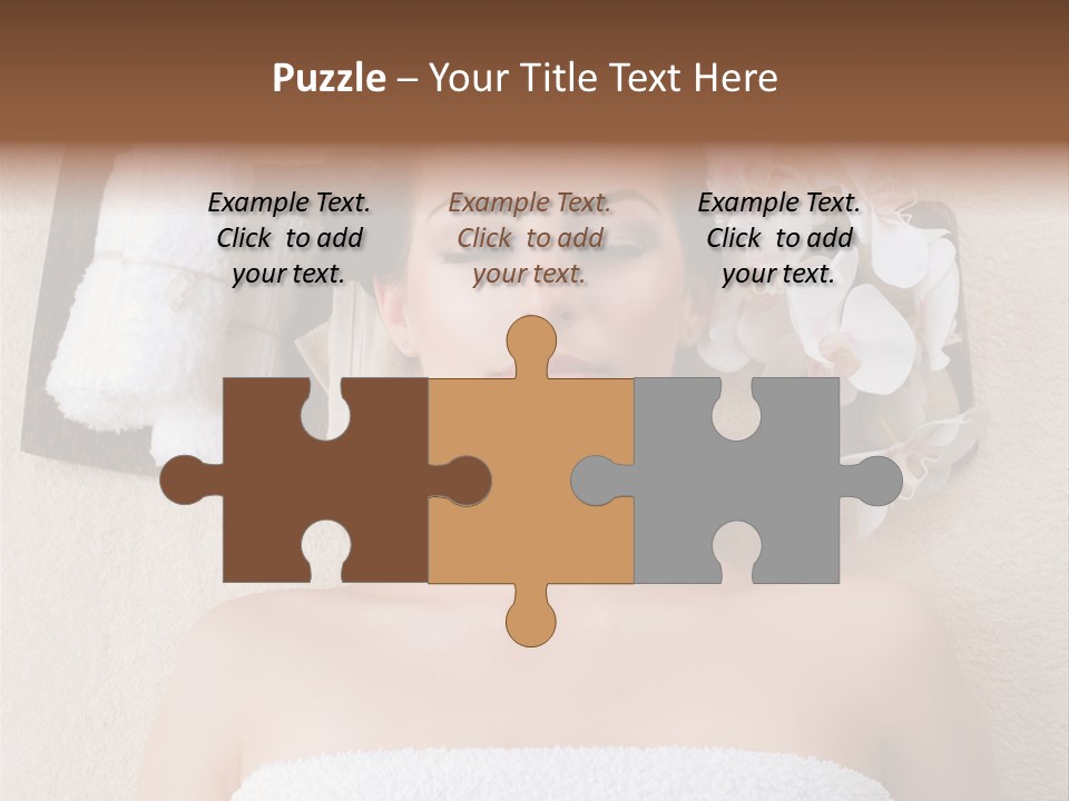 Body Salon Girl PowerPoint Template