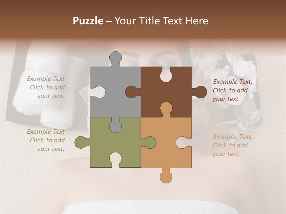 Body Salon Girl PowerPoint Template