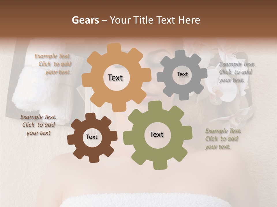 Body Salon Girl PowerPoint Template