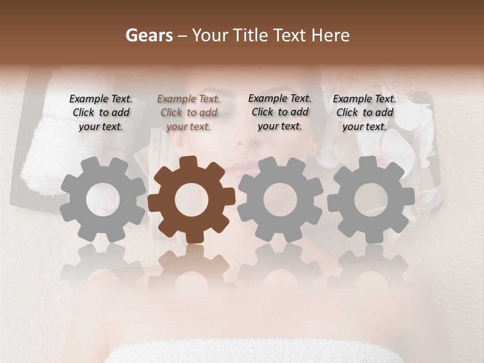 Body Salon Girl PowerPoint Template