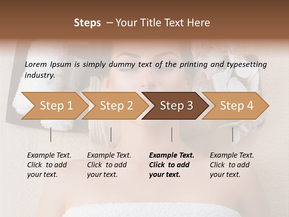 Body Salon Girl PowerPoint Template