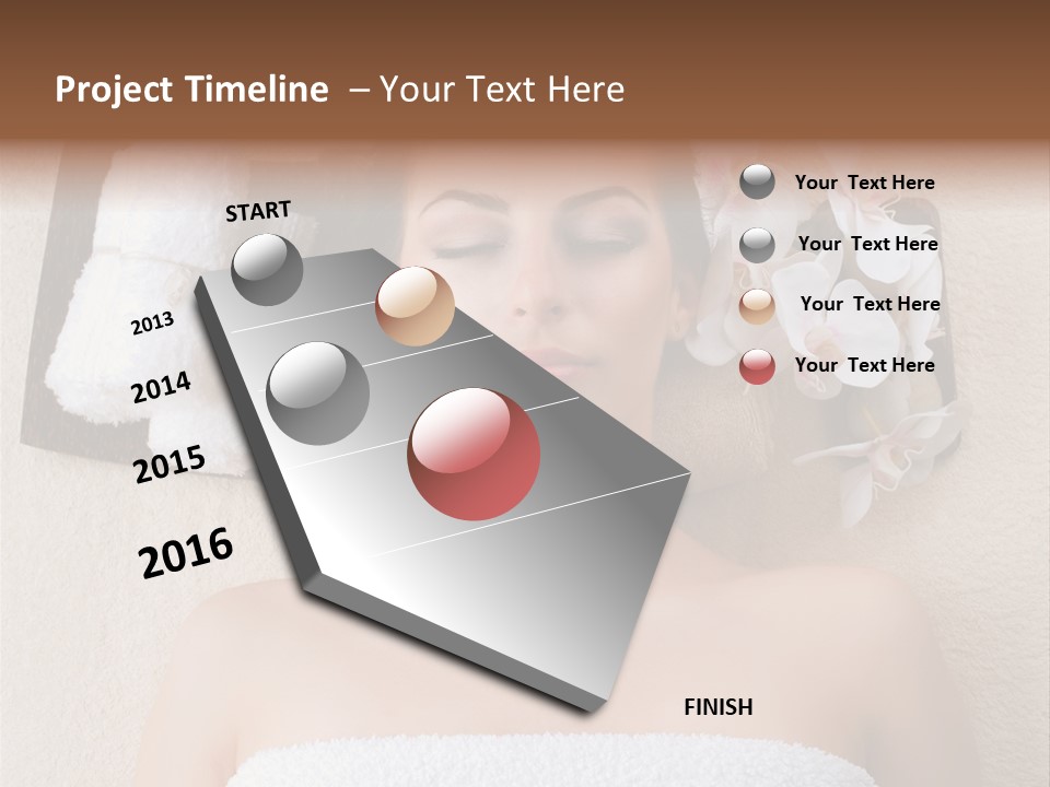 Body Salon Girl PowerPoint Template