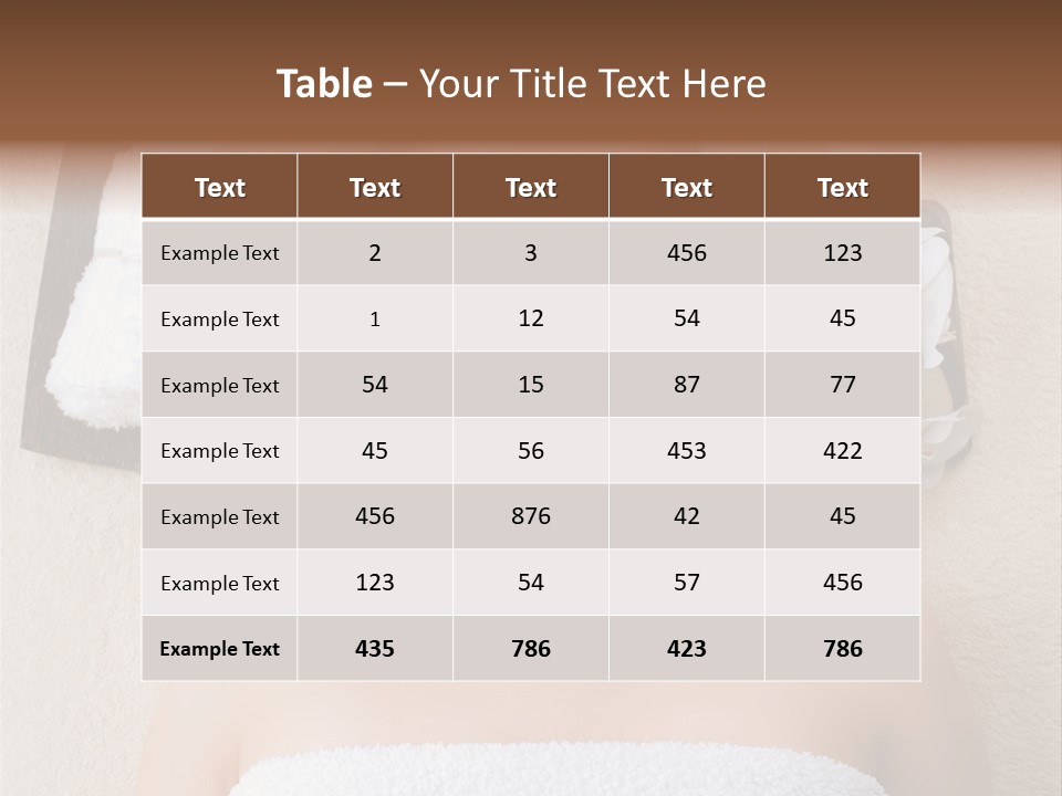 Body Salon Girl PowerPoint Template