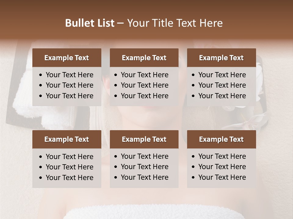 Body Salon Girl PowerPoint Template