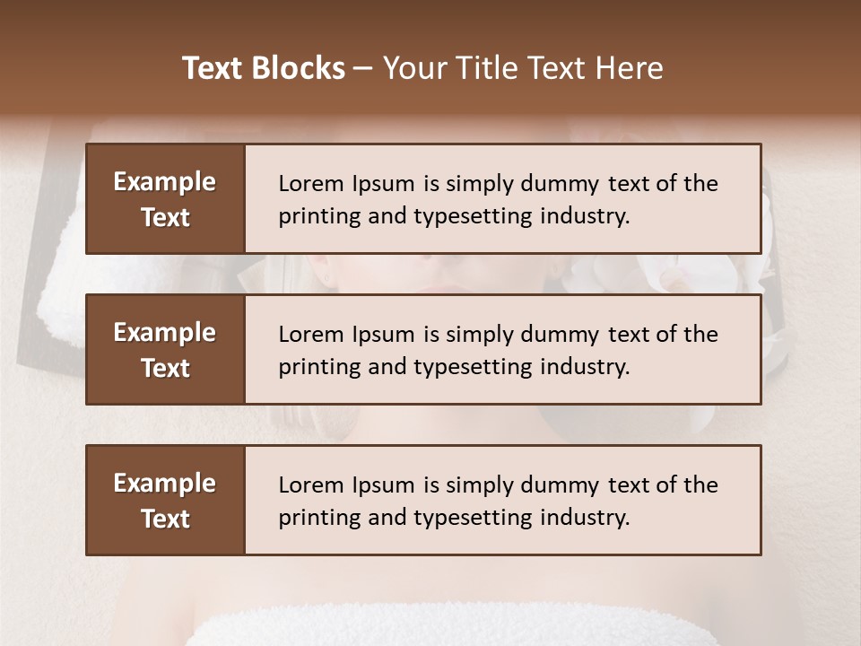 Body Salon Girl PowerPoint Template