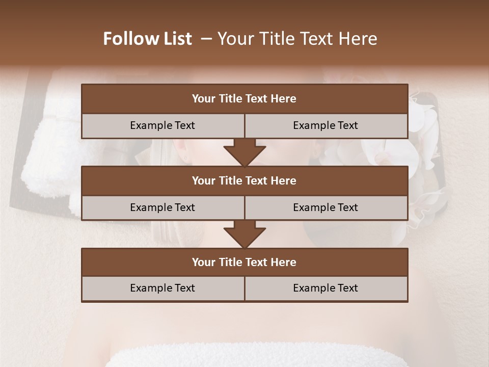 Body Salon Girl PowerPoint Template