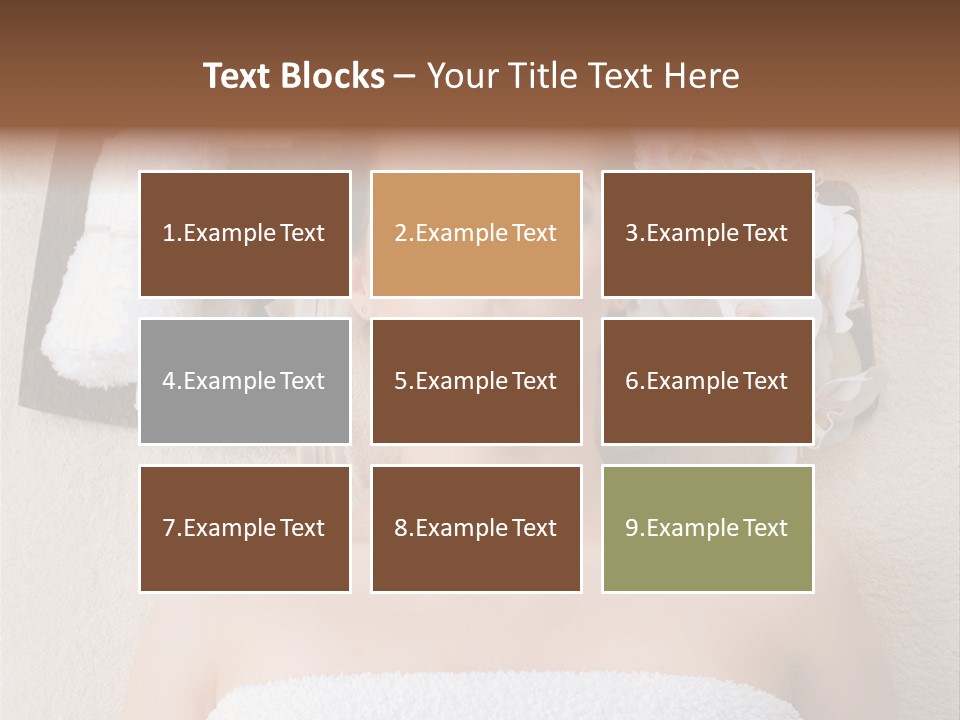 Body Salon Girl PowerPoint Template