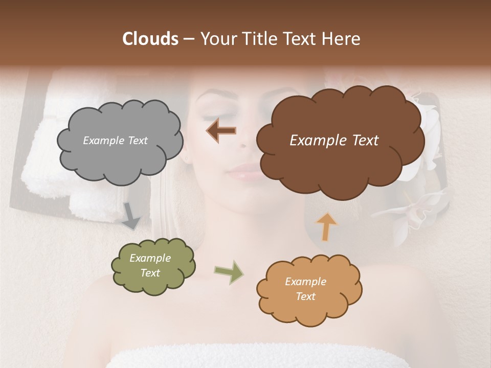 Body Salon Girl PowerPoint Template