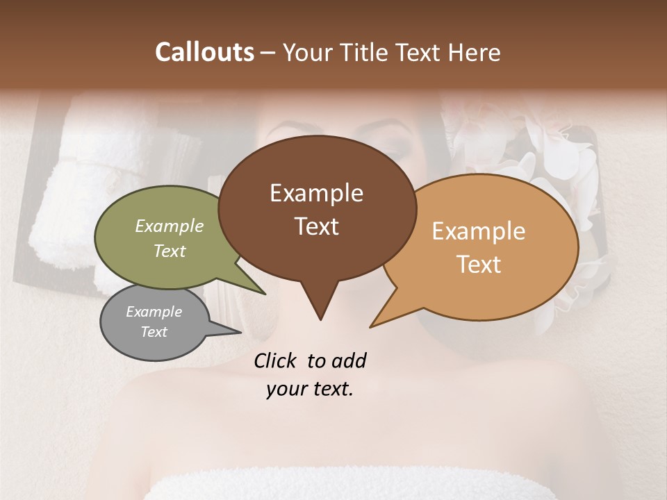 Body Salon Girl PowerPoint Template