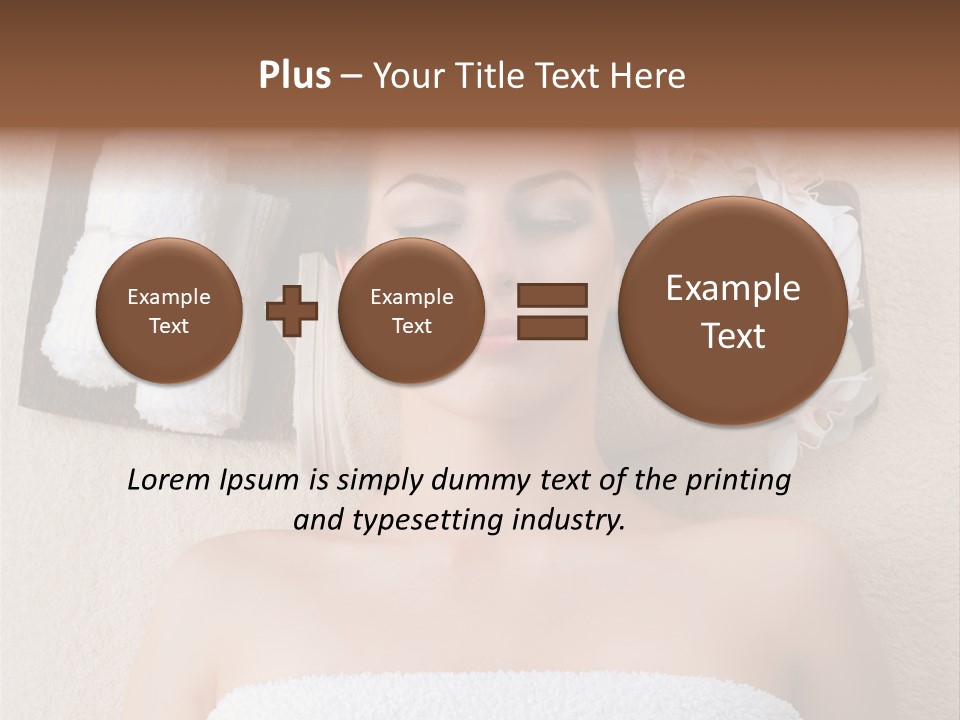 Body Salon Girl PowerPoint Template