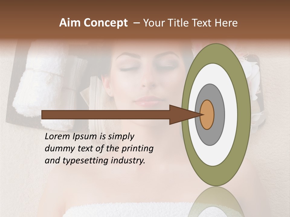 Body Salon Girl PowerPoint Template