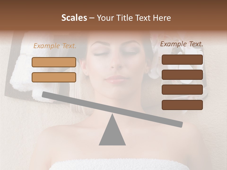 Body Salon Girl PowerPoint Template
