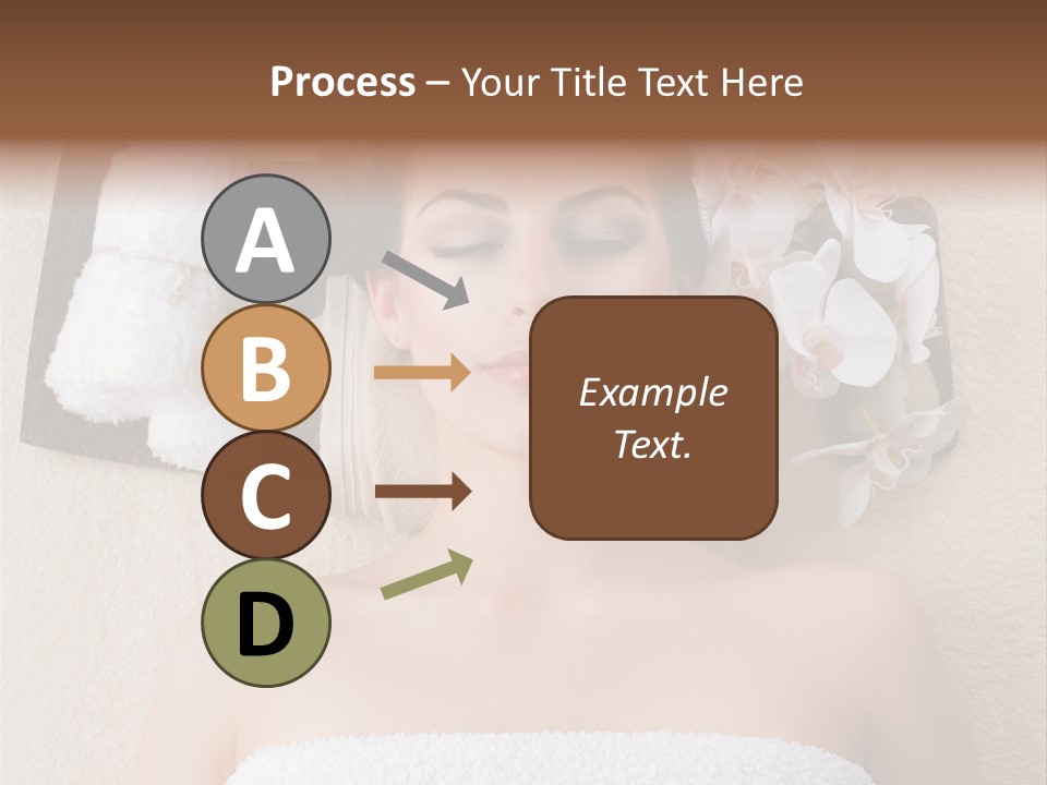 Body Salon Girl PowerPoint Template