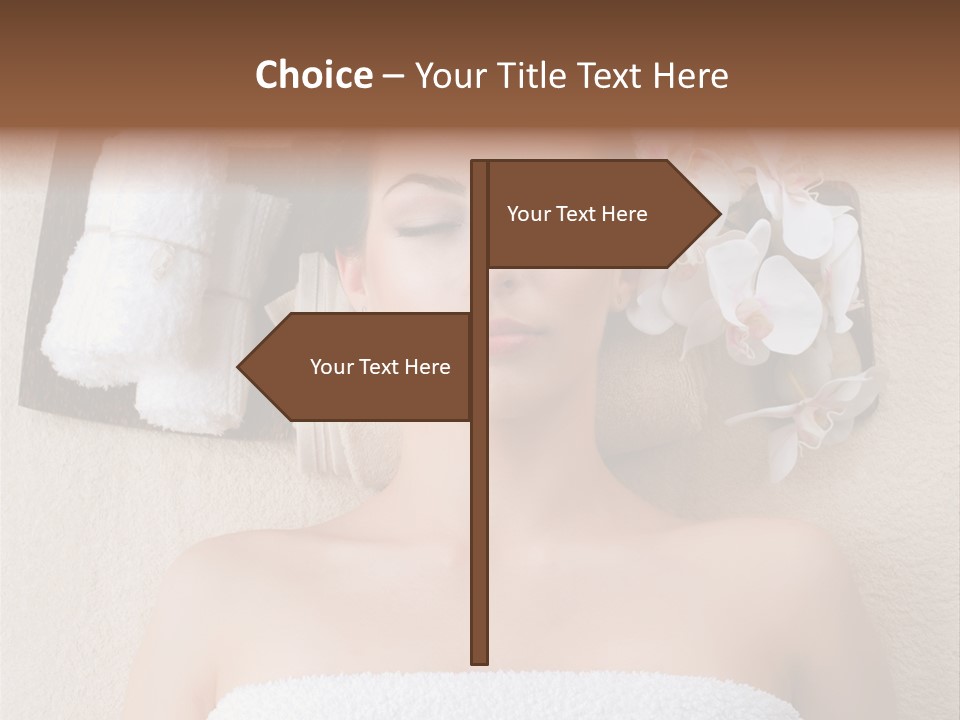 Body Salon Girl PowerPoint Template