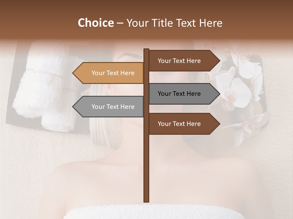 Body Salon Girl PowerPoint Template